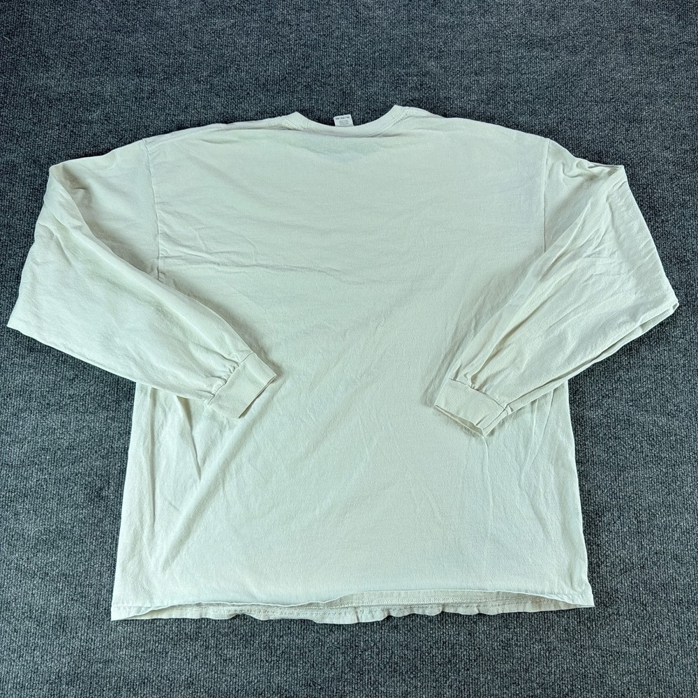 VTG Gildan Ultra Cotton F*** Vail Long Sleeve Graphic T-Shirt Mens 2XL Snowboard - Picture 6 of 6